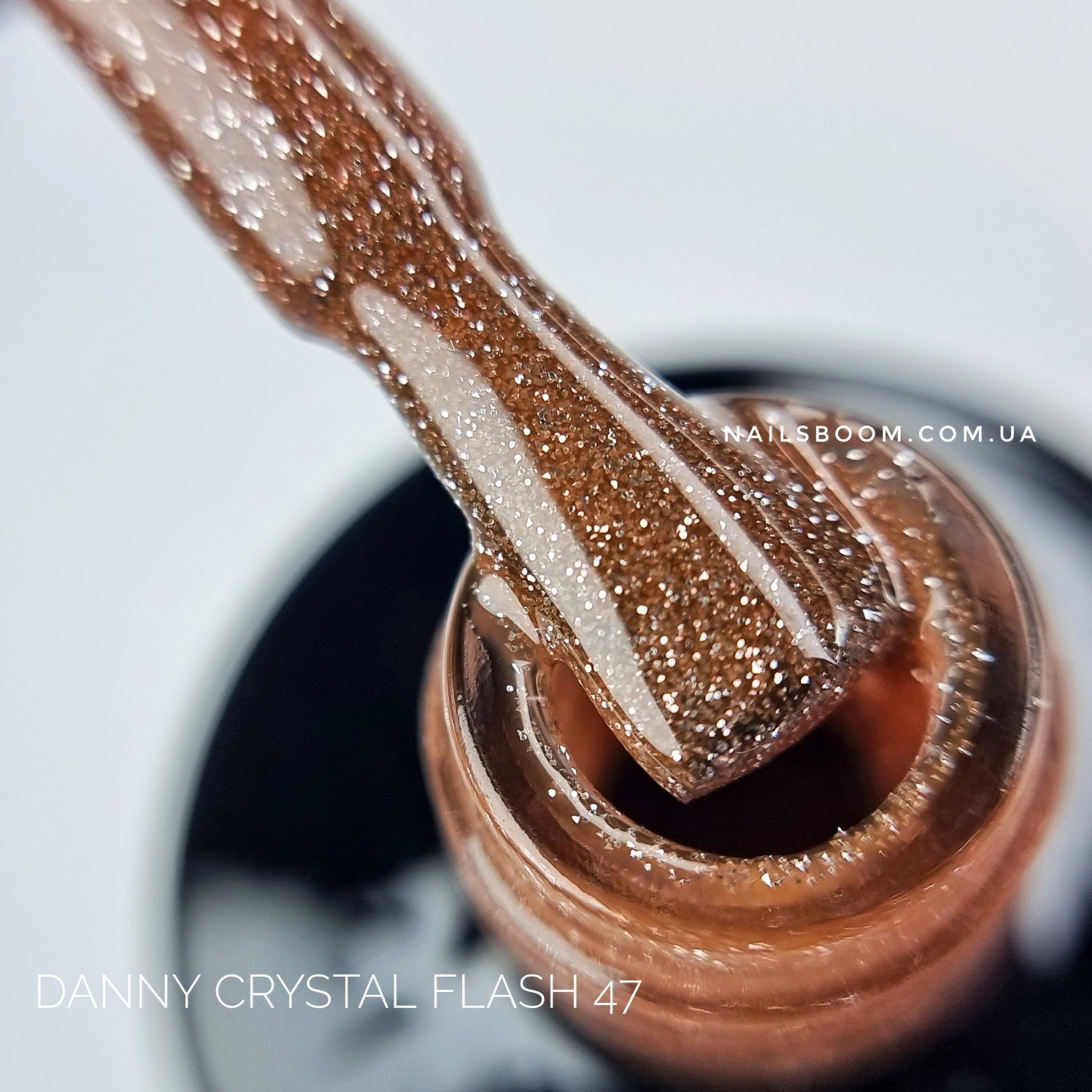 Світловідбиваючий гель-лак Danny Crystal Flash №47, 10 мл
