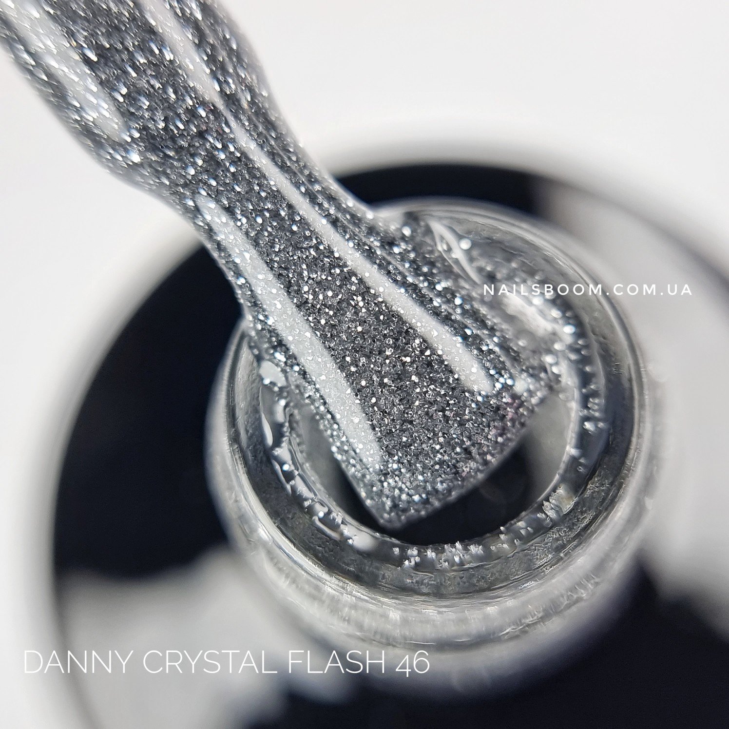 Світловідбиваючий гель-лак Danny Crystal Flash №46, 10 мл