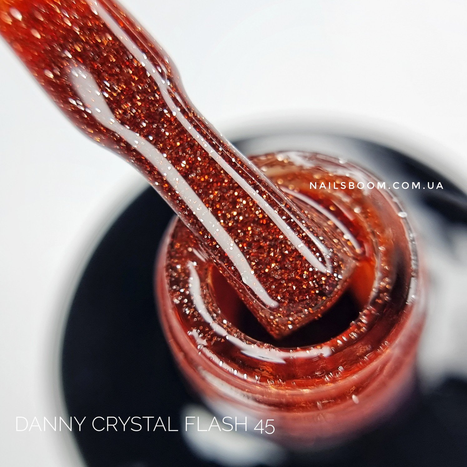 Світловідбиваючий гель-лак Danny Crystal Flash №45, 10 мл