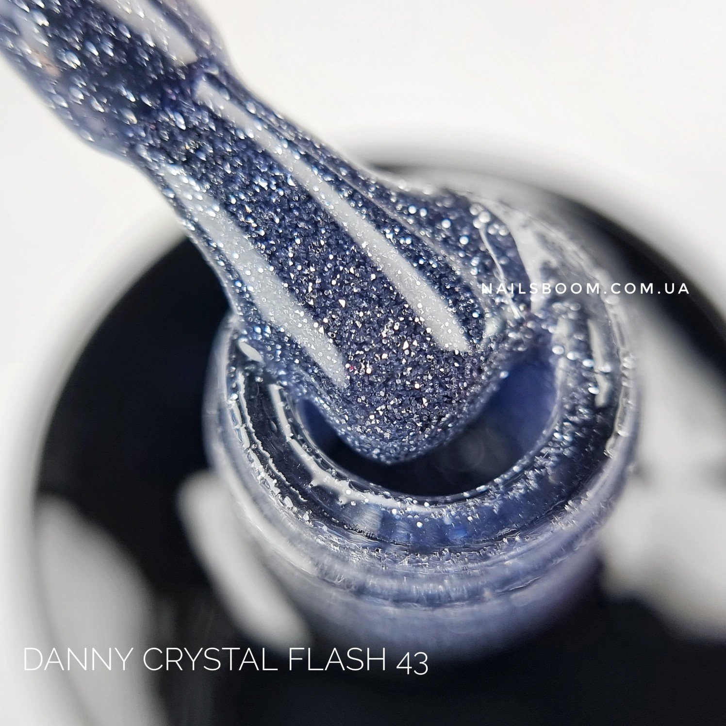 Світловідбиваючий гель-лак Danny Crystal Flash №43, 10 мл