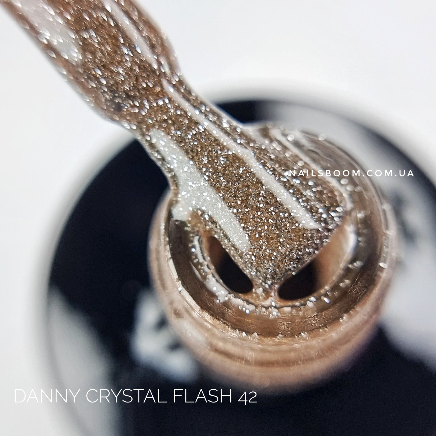 Світловідбиваючий гель-лак Danny Crystal Flash №42, 10 мл