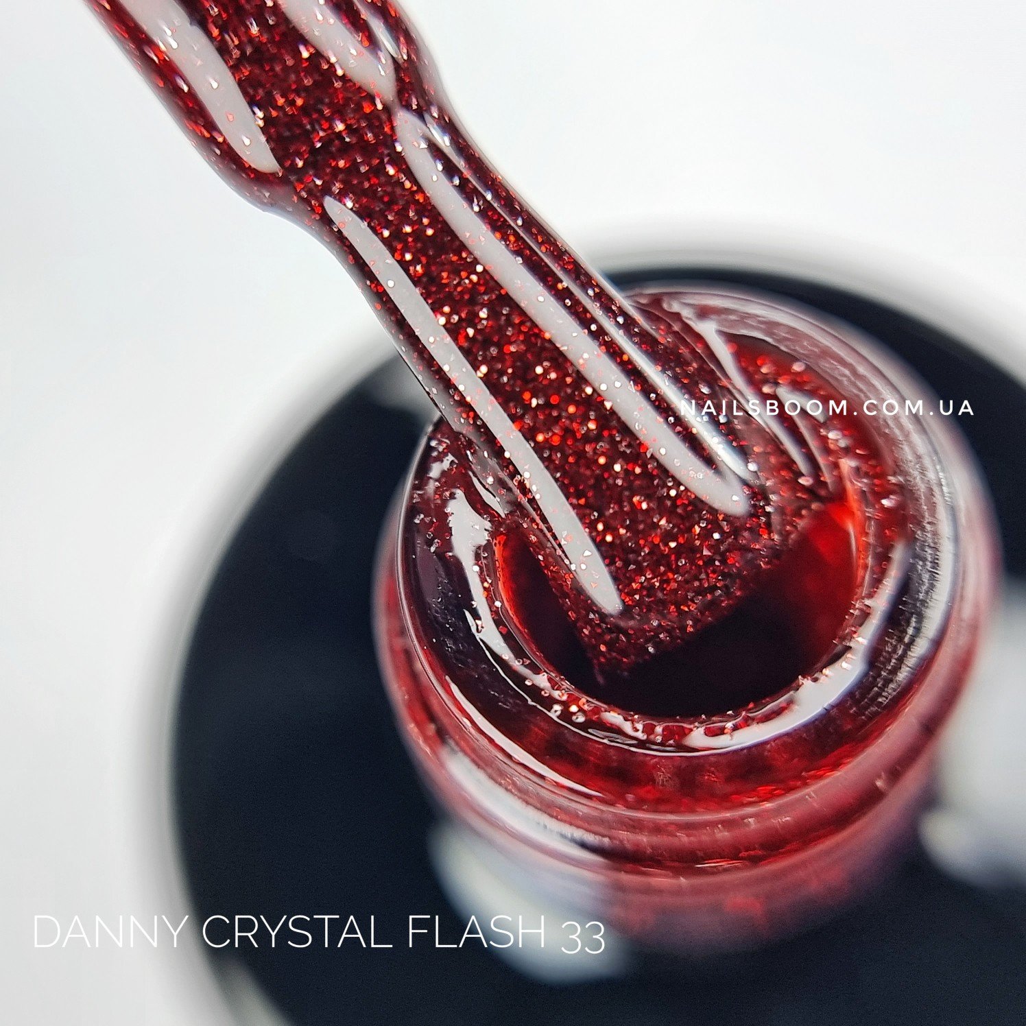 Світловідбиваючий гель-лак Danny Crystal Flash №33, 10 мл