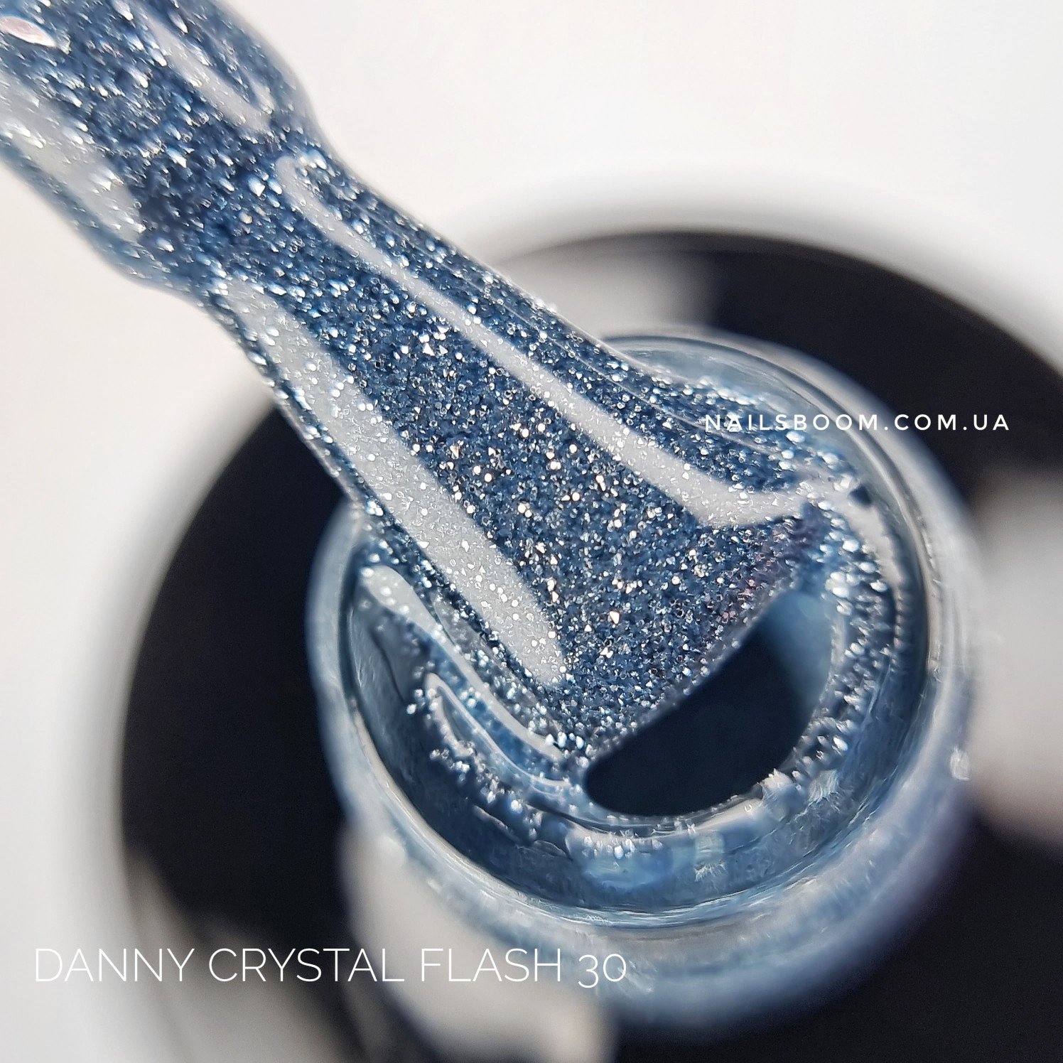 Світловідбиваючий гель-лак Danny Crystal Flash №30, 10 мл