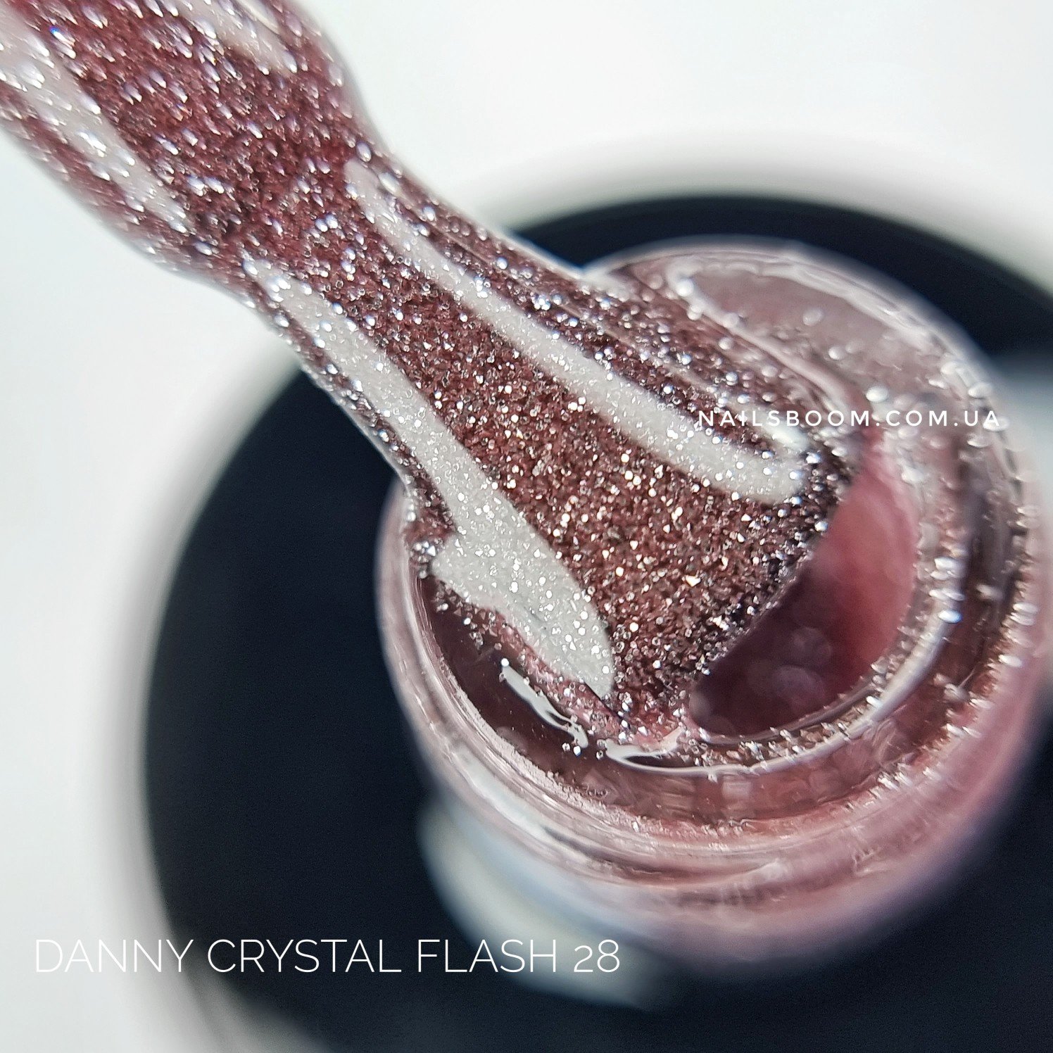 Світловідбиваючий гель-лак Danny Crystal Flash №28, 10 мл