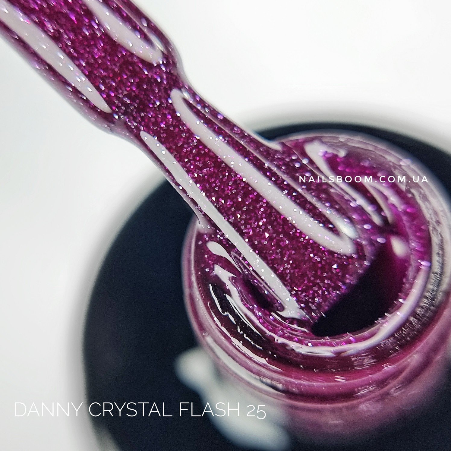 Світловідбиваючий гель-лак Danny Crystal Flash №25, 10 мл