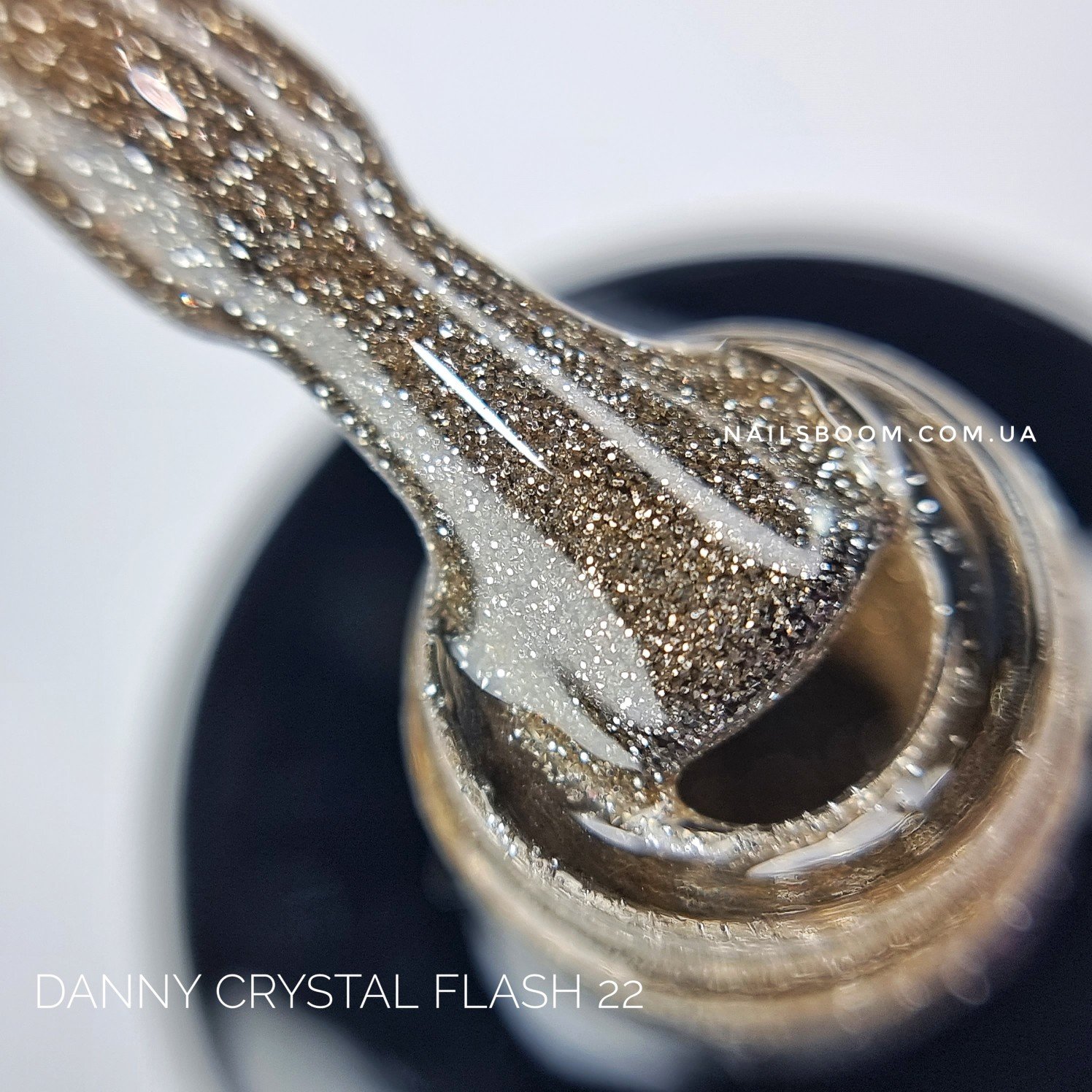 Світловідбиваючий гель-лак Danny Crystal Flash №22, 10 мл