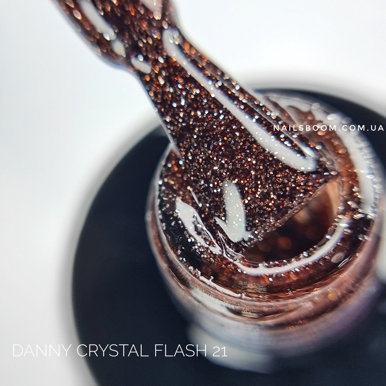 Світловідбиваючий гель-лак Danny Crystal Flash №21, 10 мл