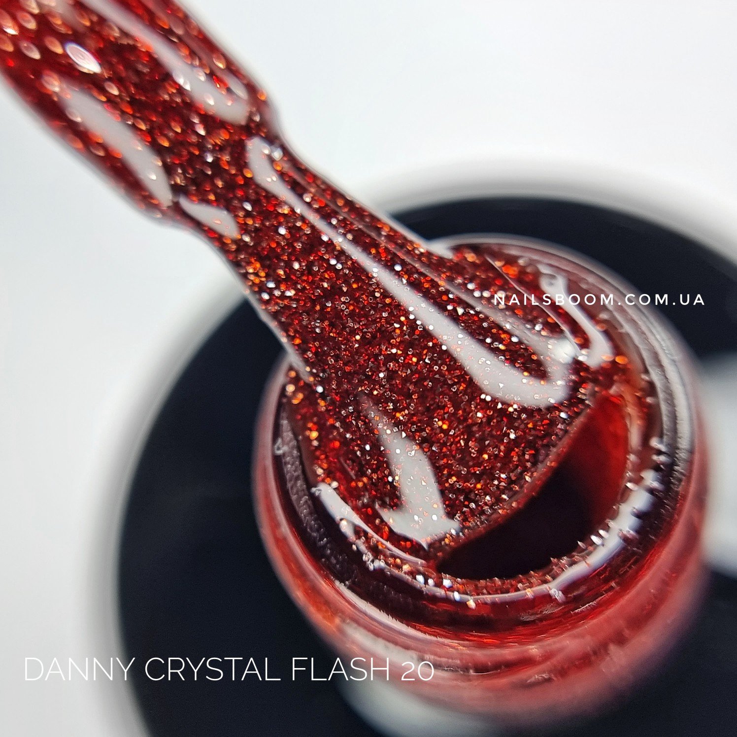 Світловідбиваючий гель-лак Danny Crystal Flash №20, 10 мл