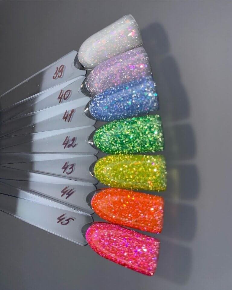 Рідкий полігель Luna Light Acrygel №41 (зі світловідбиваючим блиском), 13 мл