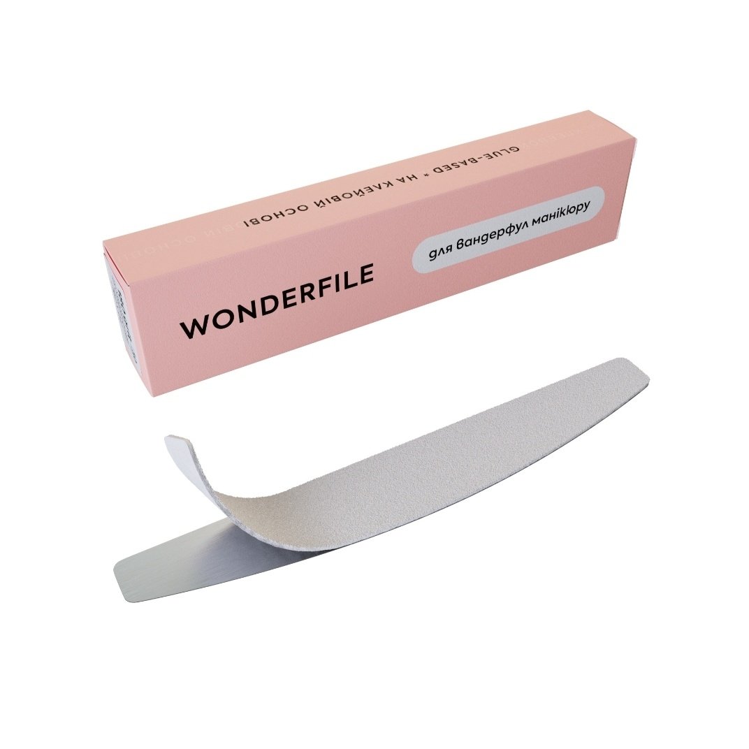 Wonderful Клейові файли Wonderfile на піні півмісяць 162*24, 20 шт