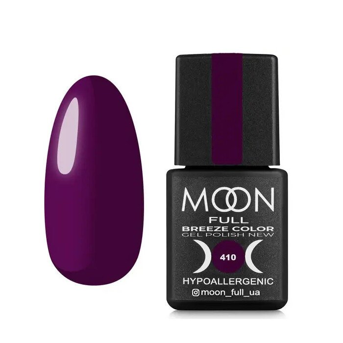 Гель-лак Moon Full Breeze №410, 8 мл