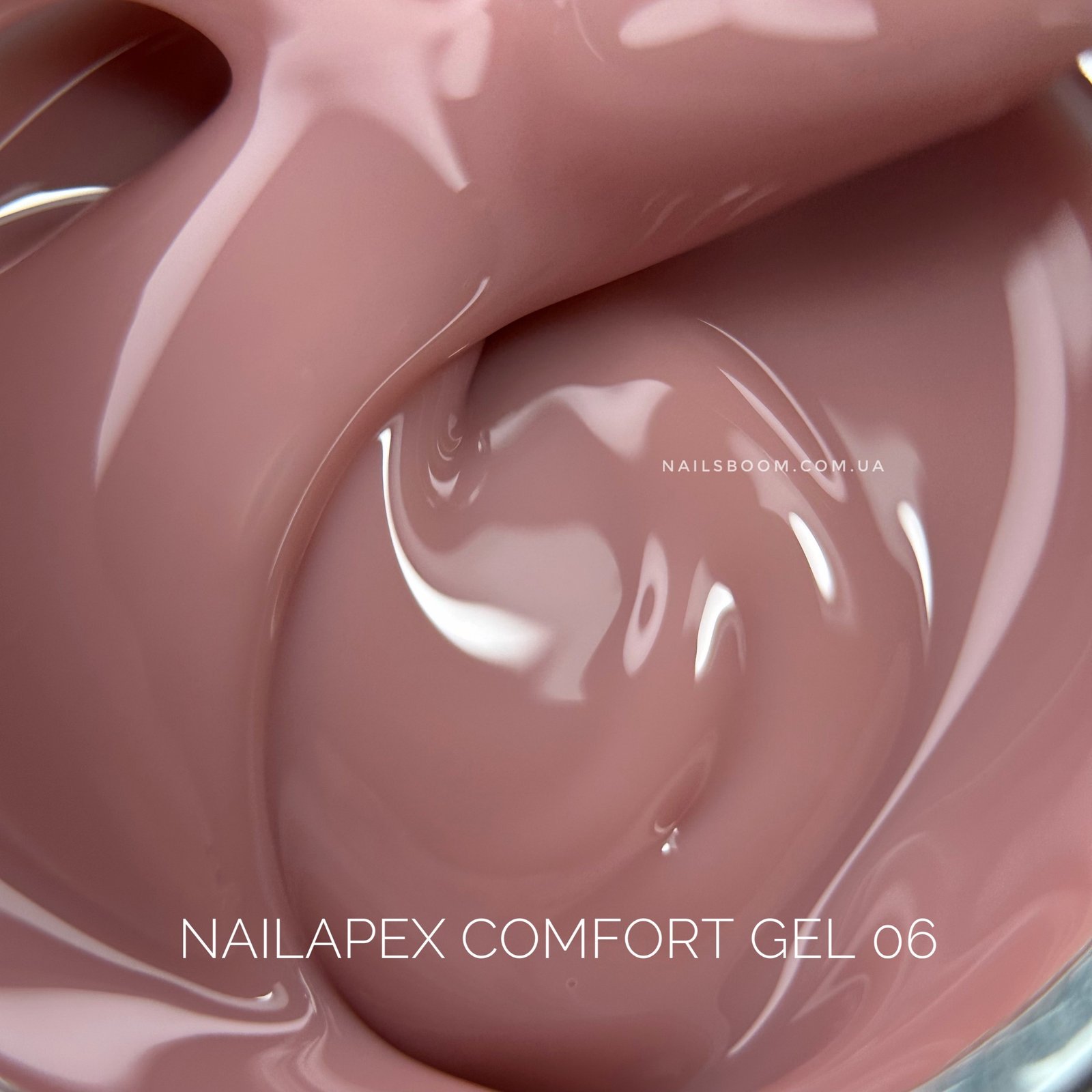 Гель NailApex Comfort Builder Gel №06 (чайна роза), 30 мл