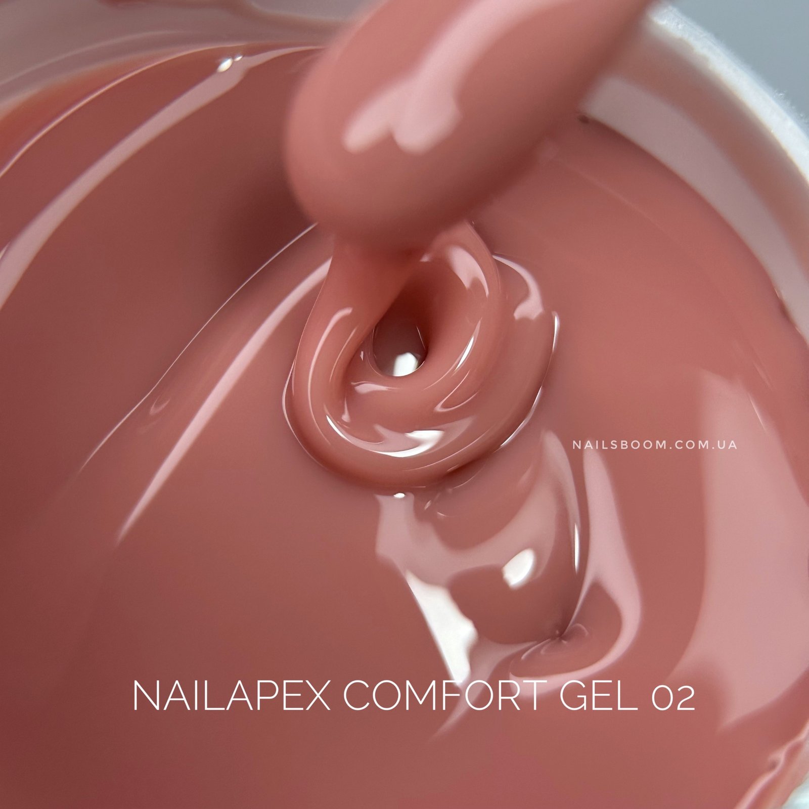 Гель NailApex Comfort Builder Gel №02 (карамель), 30 мл