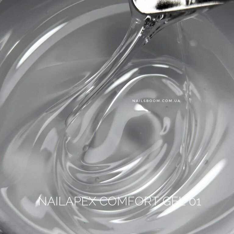 Гель NailApex Comfort Builder Gel №01 (прозорий), 30 мл