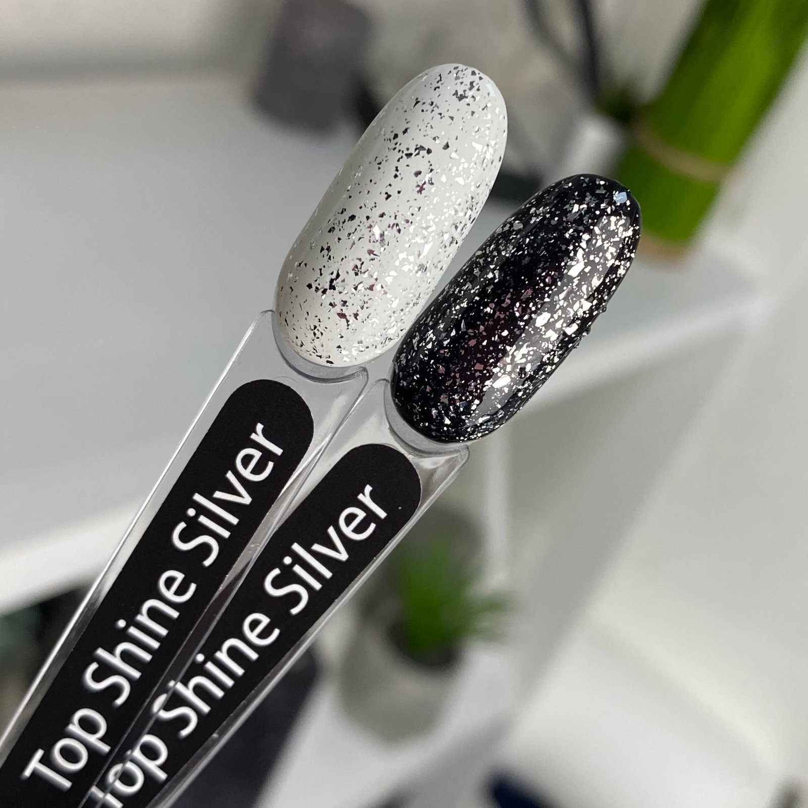Топ ART Shine Silver top (з дрібними срібними пластівцями), 10 мл