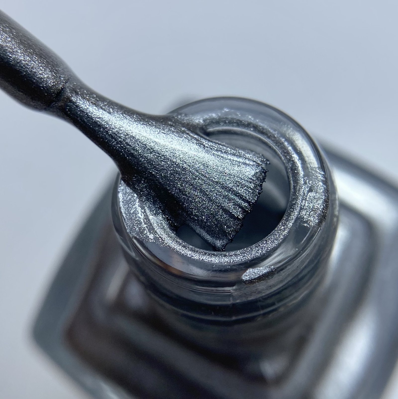 Лак для стемпінгу Vakula Nails 03 срібло з шимером, 12 мл