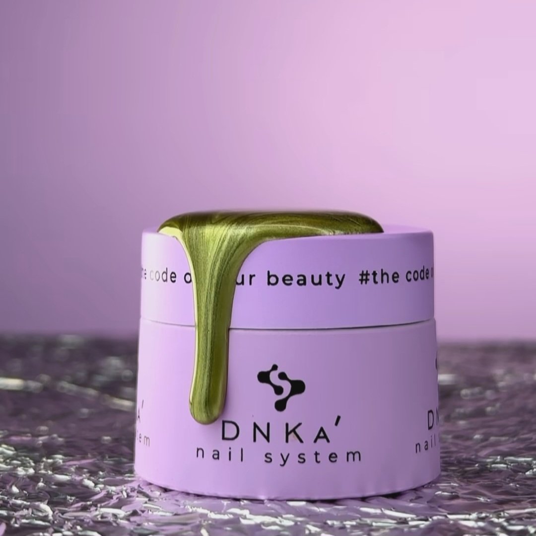 Гель-фарба рідкий метал DNKa' Metal gel золото, 5 мл
