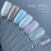 Гель NailApex Comfort Builder Gel №09 (молочний зі шматочками золотої поталі), 30 мл