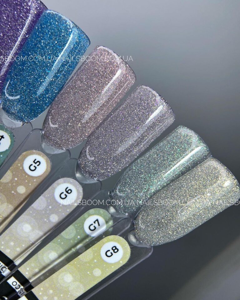 Світловідбиваючий гель-лак GA&MA Holographic glitter 001, 10 мл