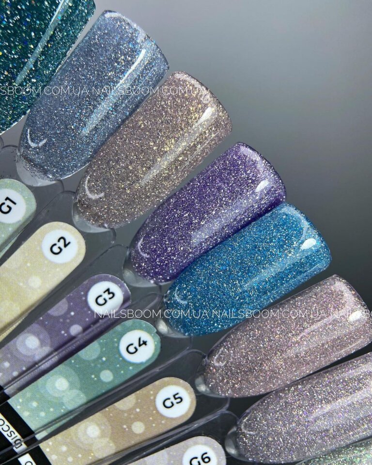 Світловідбиваючий гель-лак GA&MA Holographic glitter 001, 10 мл
