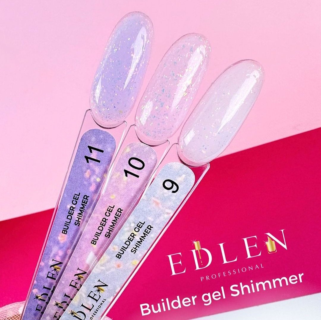 зображення_viber_2023-12-08_15-25-29-693 Камуфлюючий гель EDLEN Builder Gel Shimmer 011, 15 мл