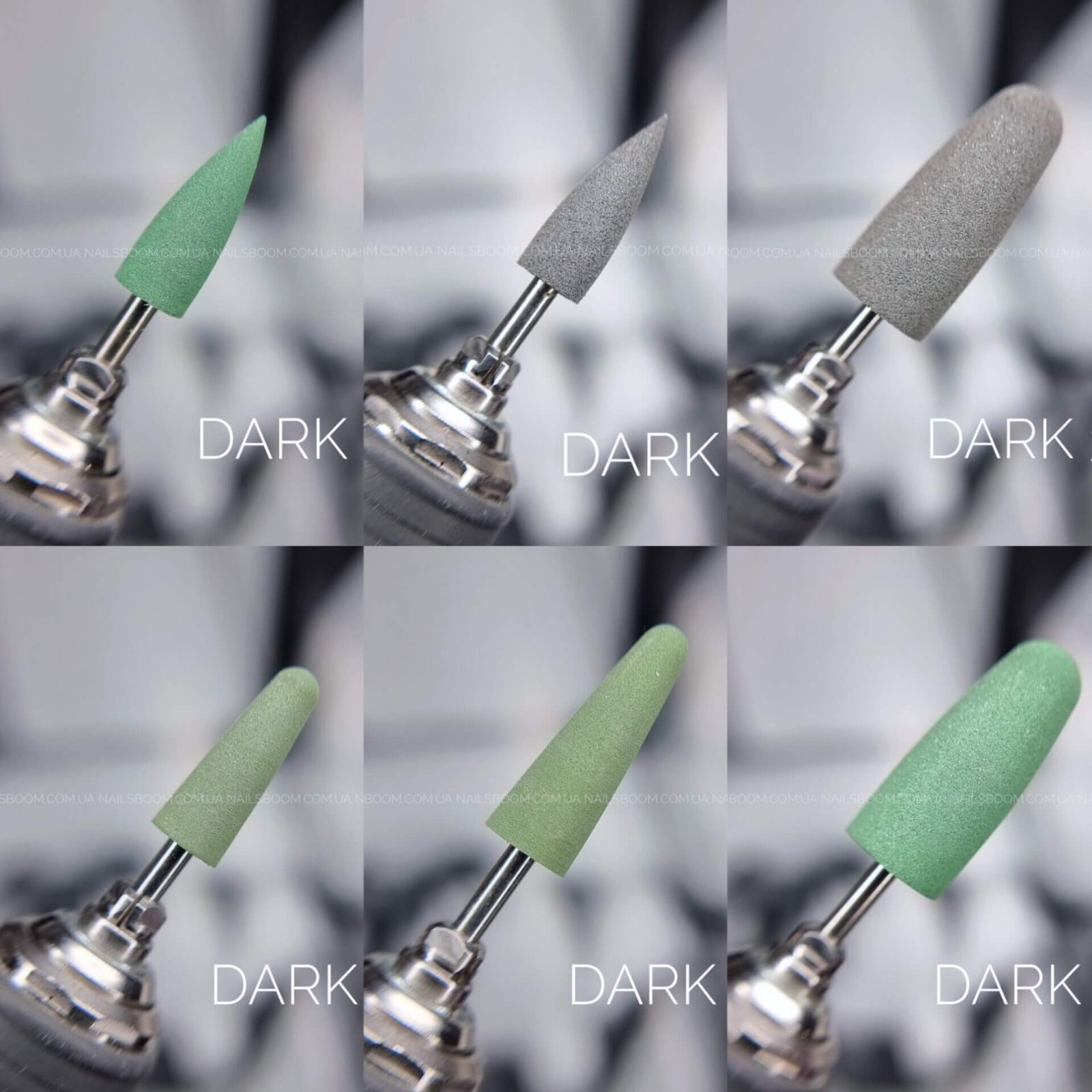 Фреза алмазна NAILS OF THE DAY шар 5*4,8мм, синій комірець