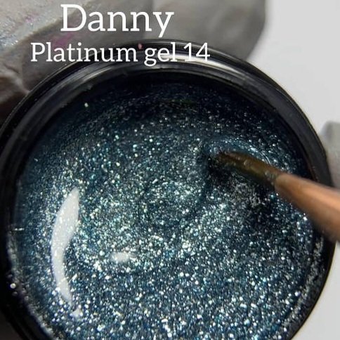 Гель для дизайну Danny Platinum Gel №14, 8 мл