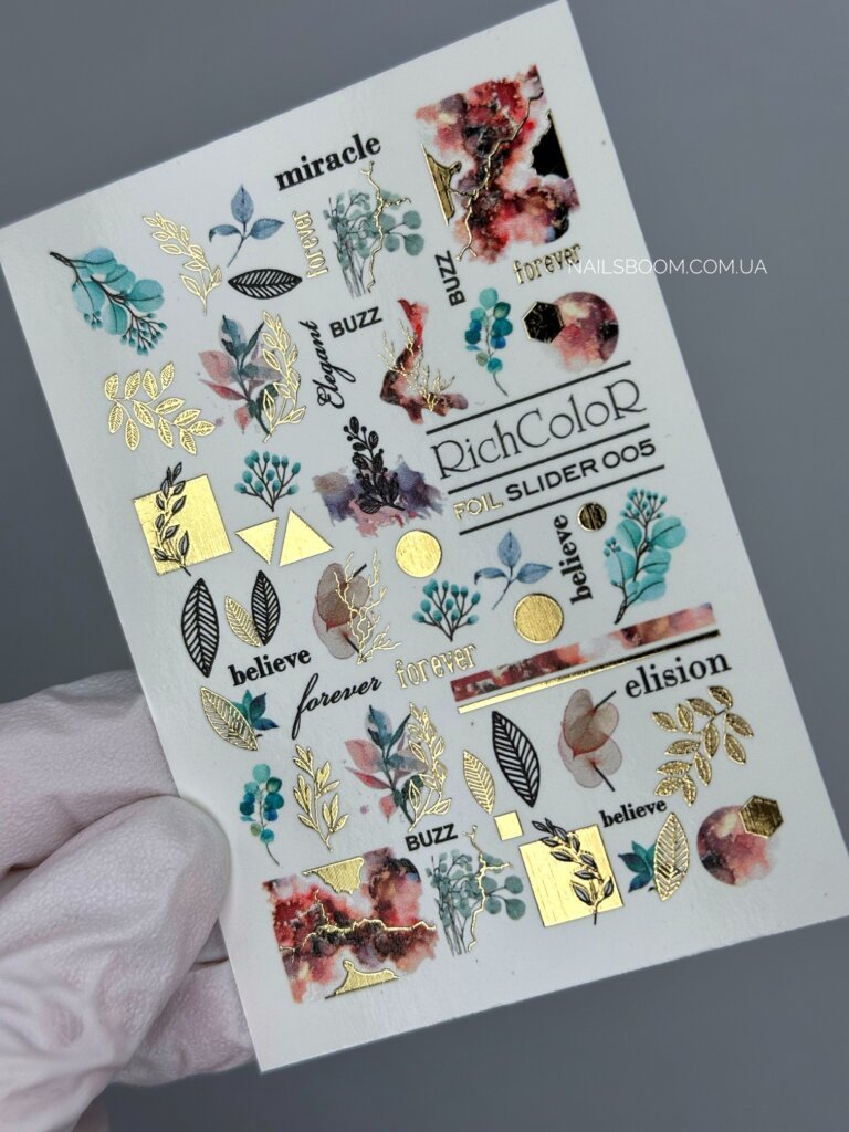 Слайдер дизайн RichColor Foil 05