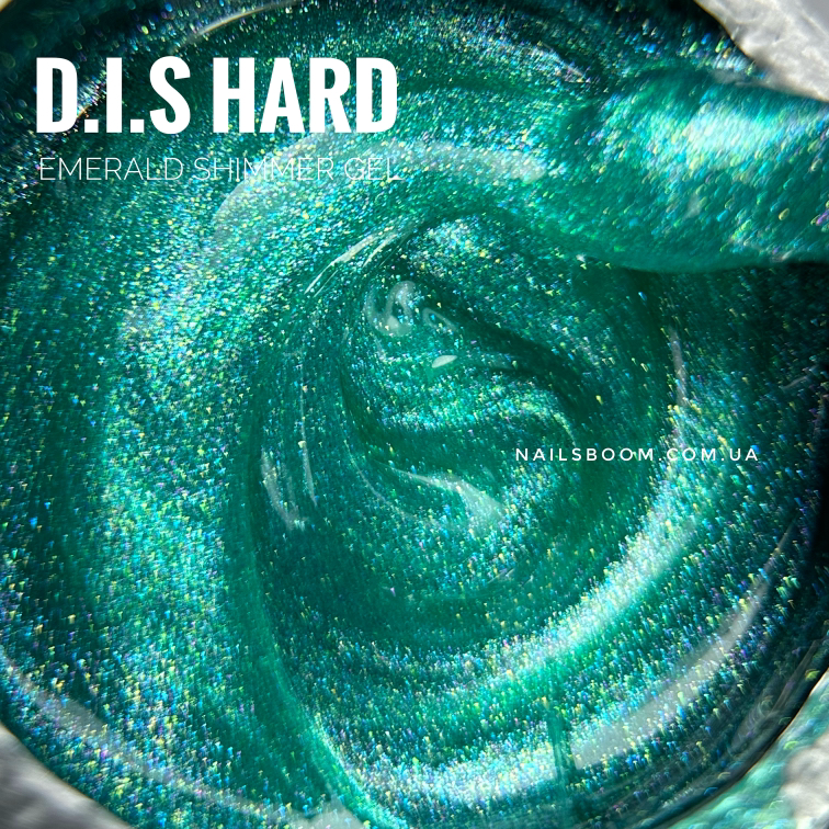 IMG_0867 Камуфлюючий гель D.I.S nails Hard Emerald&Shimmer, 28 мл