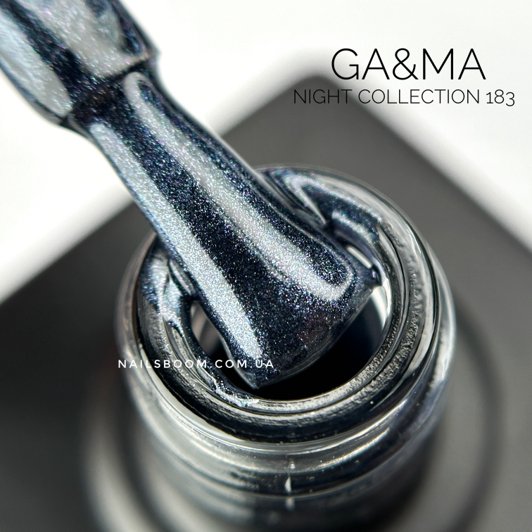 Гель-лак GA&MA Night collection 183 Deep-Sea dragon, 10 мл