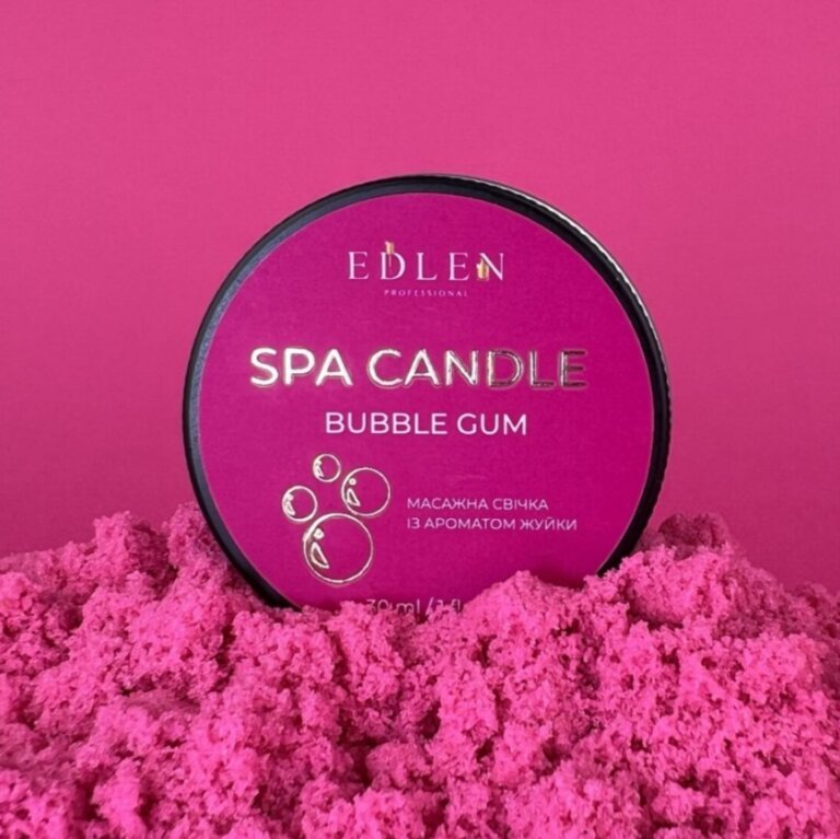 Масажна Spa-свічка EDLEN Bubble Gum, 30 мл