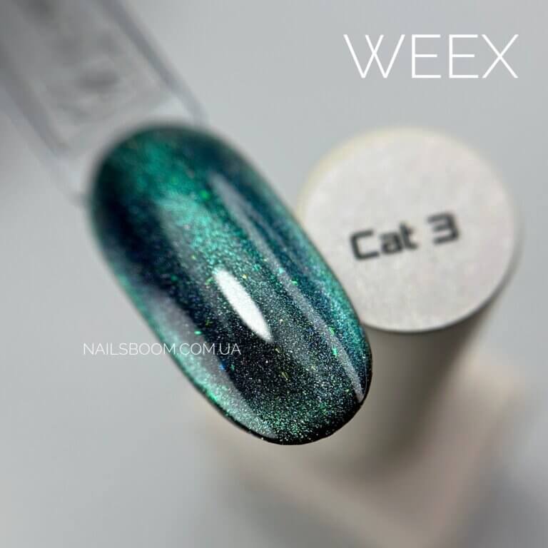 Гель-лак котяче око WEEX Cat 3, 11 мл
