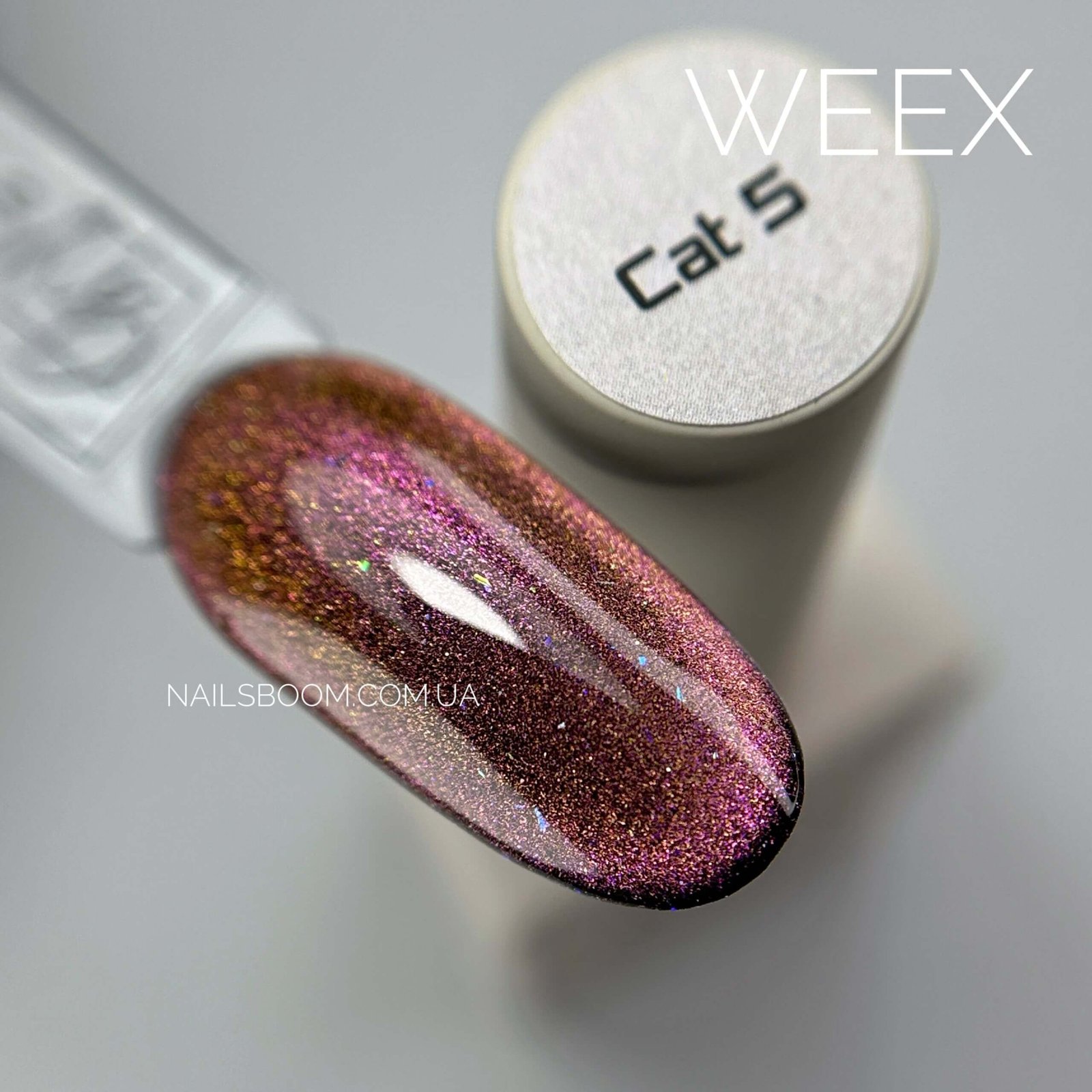 Гель-лак котяче око WEEX Cat 5, 11 мл