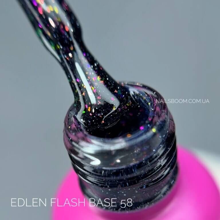Світловідбиваюча база EDLEN Cover Base 058 (Flash collection), 17 мл