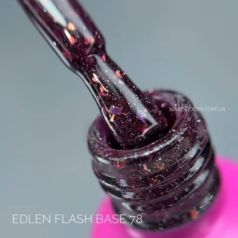 Світловідбиваюча база EDLEN Cover Base 078 (Flash collection), 9 мл