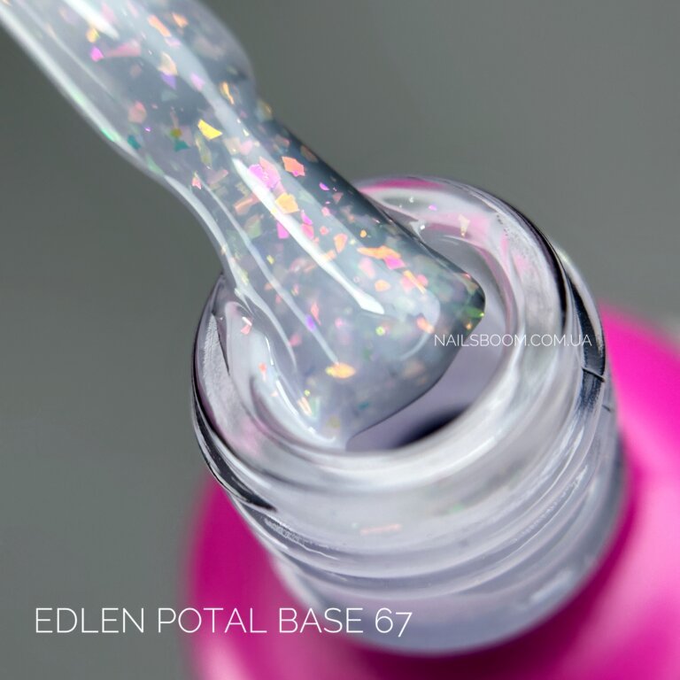 Камуфлююча база EDLEN Cover Base 067 (Shimmer collection), 9 мл