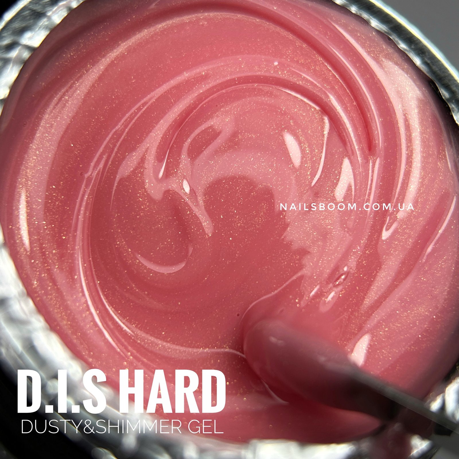 IMG_2150 Камуфлюючий гель D.I.S nails Hard Dusty&Shimmer, 28 мл