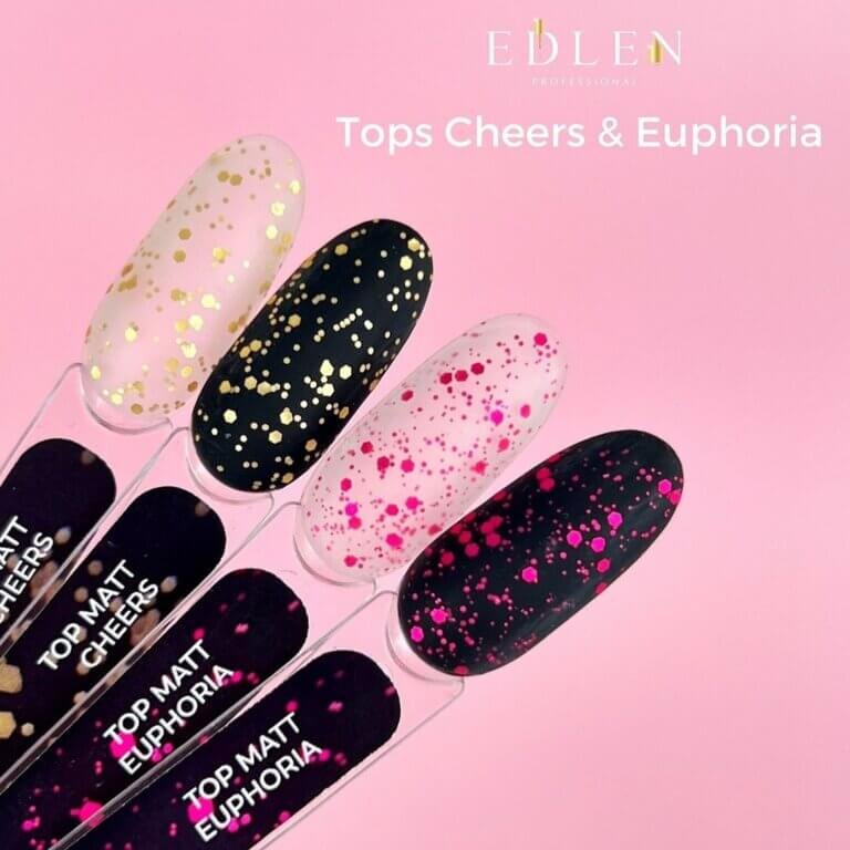 Матовий топ EDLEN Euphoria top, 9 мл