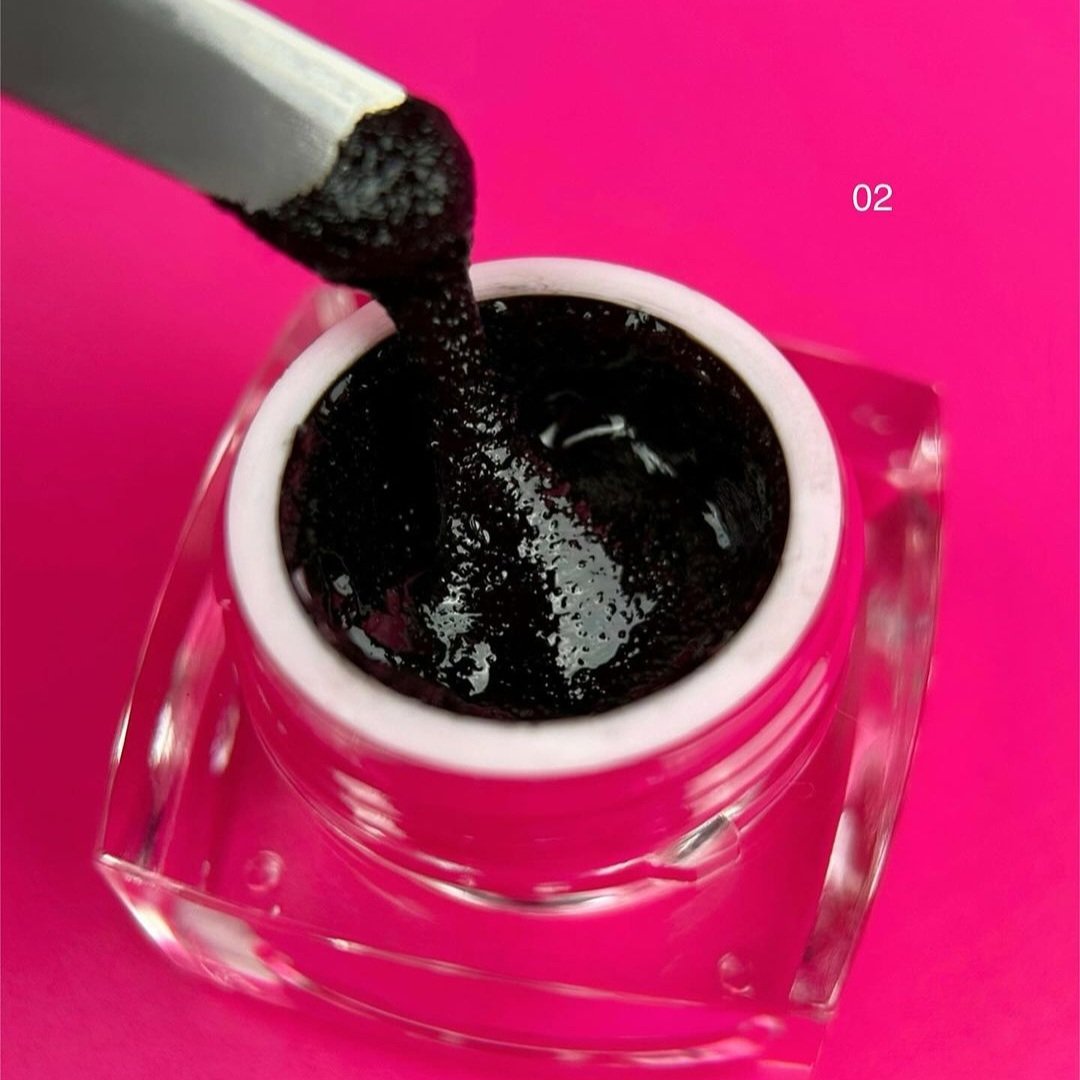 Screenshot_20240227_132157_Instagram Декоративний гель-гіпс EDLEN Sugar gel 02 чорний, 5 мл