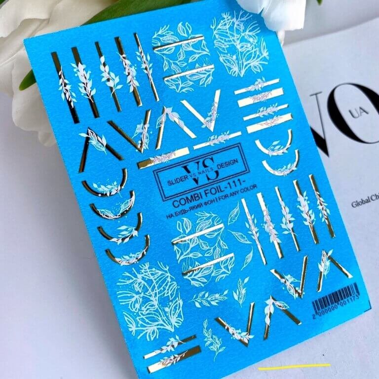Слайдер дизайн VS nails Combi Foil 111