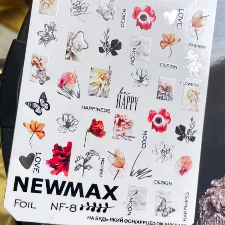 1000054587-01 Слайдер дизайн NewMax Foil NF-8 (срібло)
