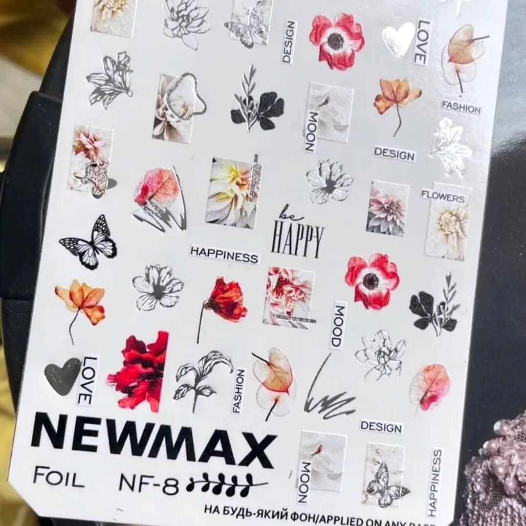 Слайдер дизайн NewMax Foil NF-8 (срібло)