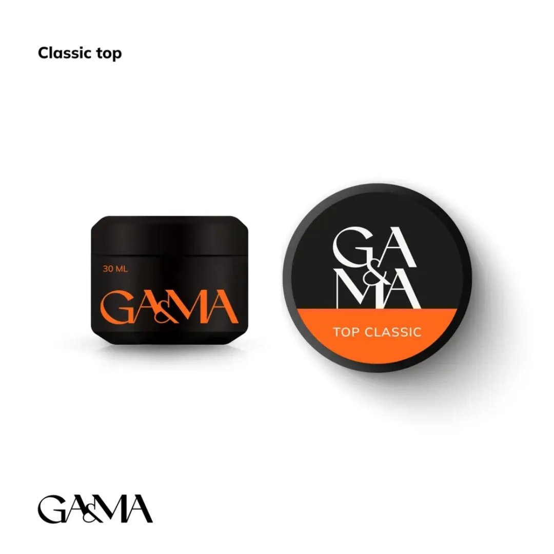 Топ без липкого шару (без УФ фільтру) GA&MA Classic top, 30 мл