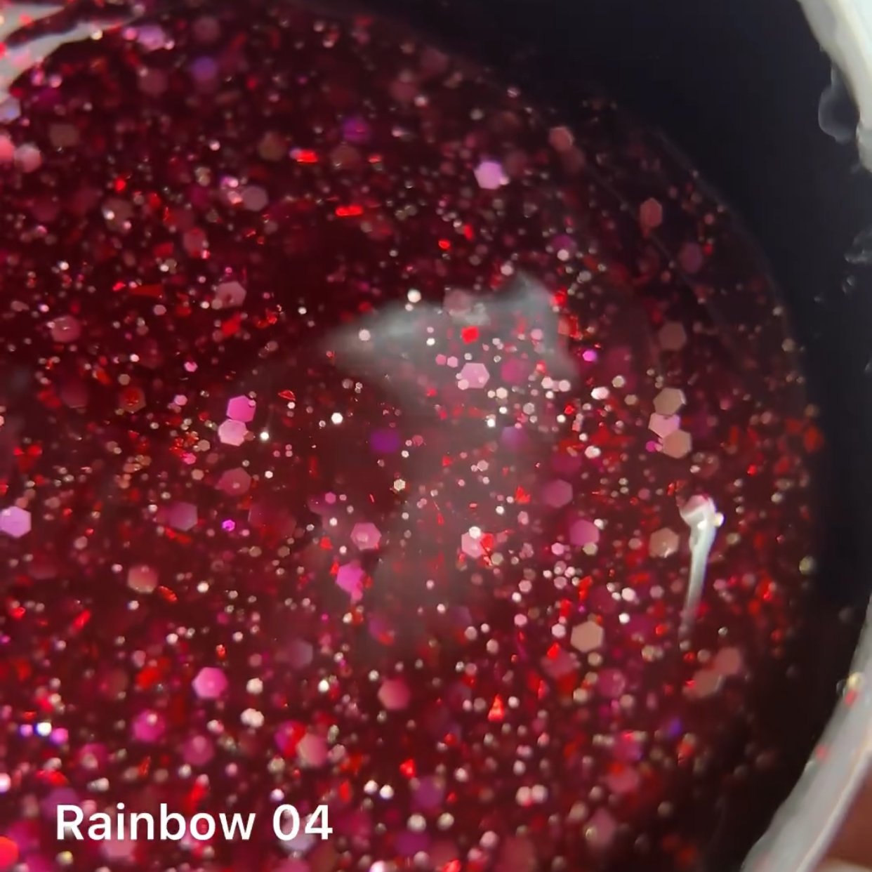 Камуфлюючий гель з блискітками Danny Rainbow Opal Builder gel 04, 15 мл