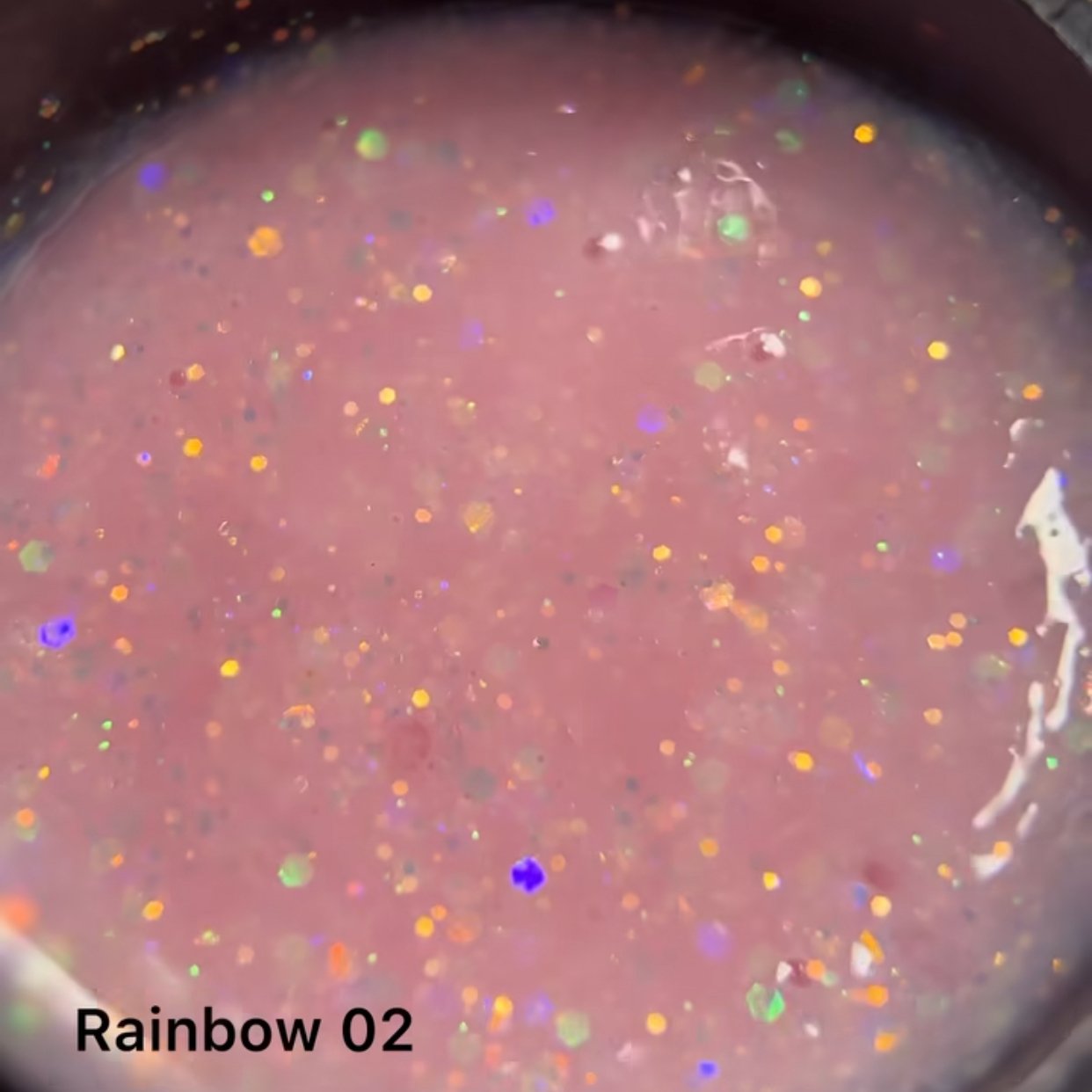 Камуфлюючий гель з блискітками Danny Rainbow Opal Builder gel 02, 15 мл