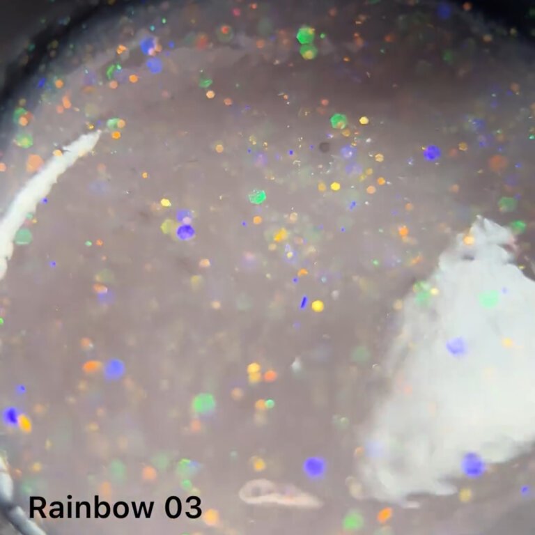 Камуфлюючий гель з блискітками Danny Rainbow Opal Builder gel 03, 30 мл