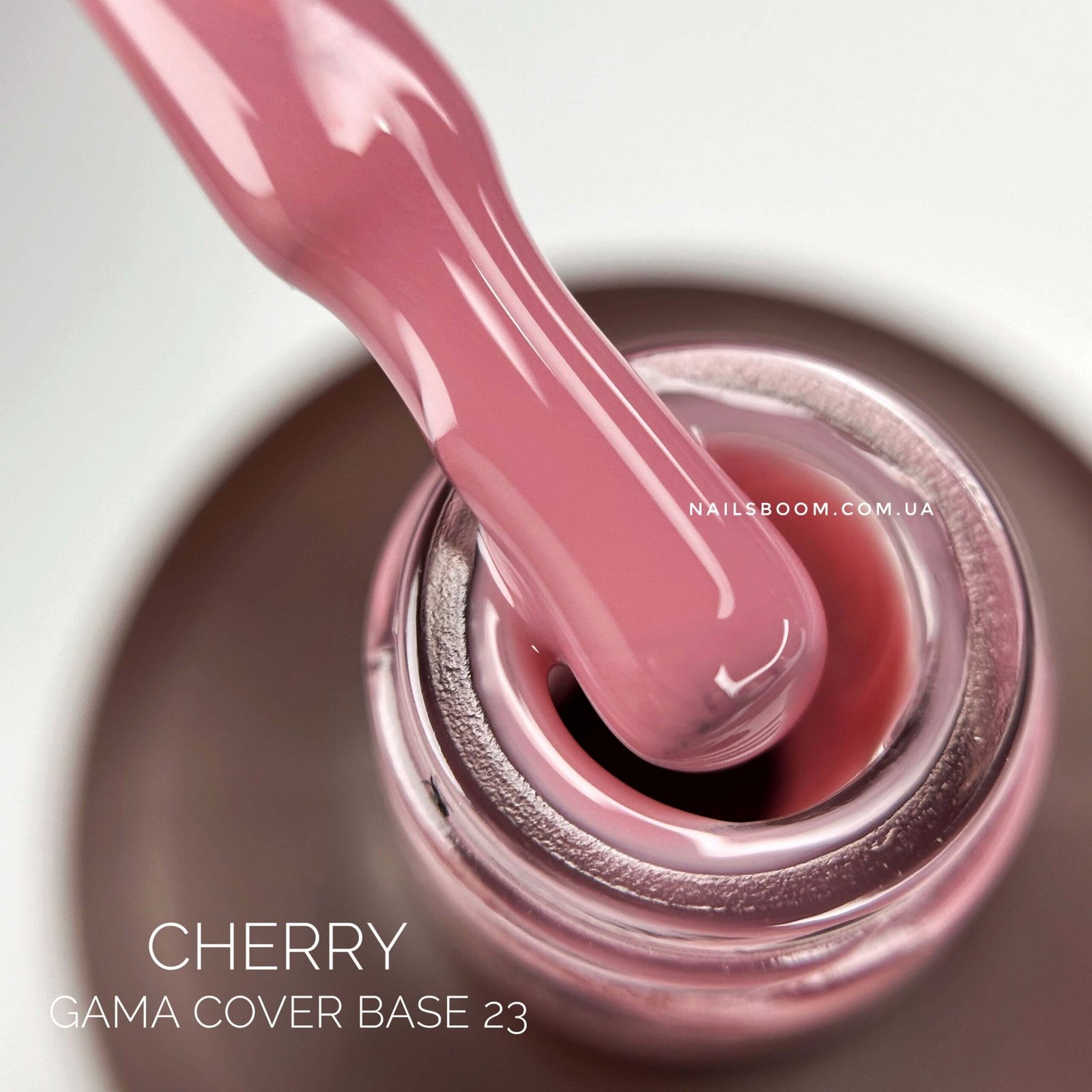 Камуфлююча база GA&MA Cover base 023 Cherry (формула одного шару), 15 мл