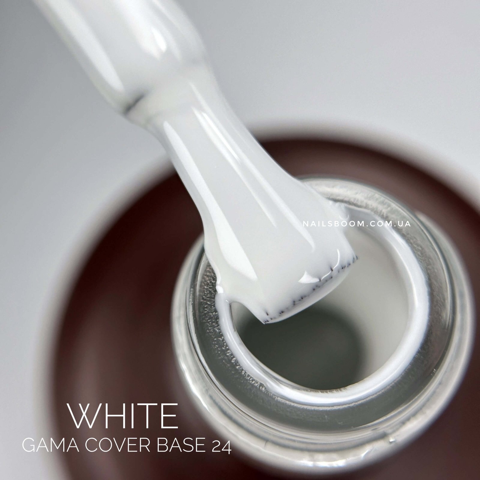 Камуфлююча база GA&MA Cover base 024 White, 15 мл