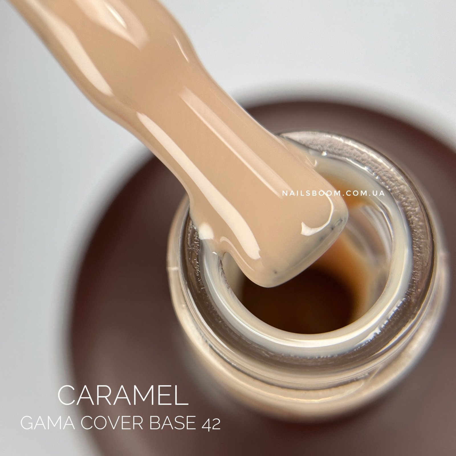 Камуфлююча база GA&MA Cover base 042 Caramel (формула одного шару), 15 мл