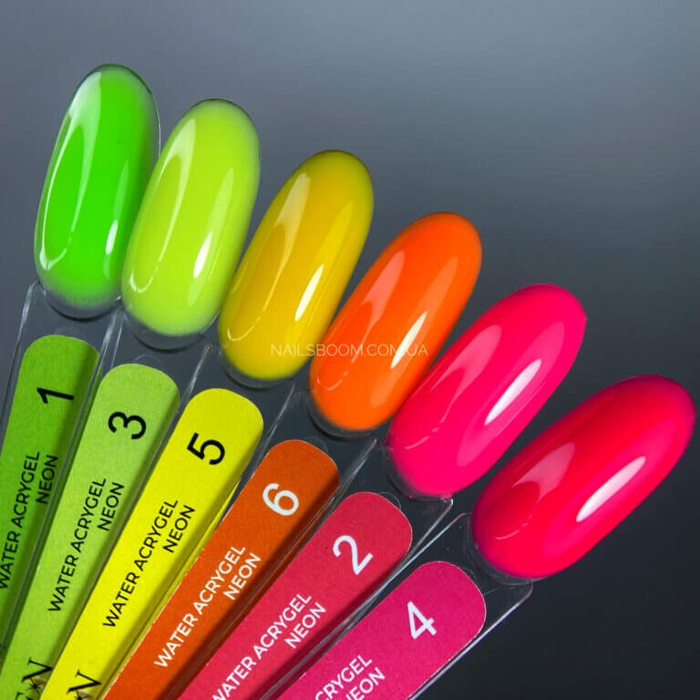 2AC0A91D-1AF8-4BD3-AB25-EAB4D00BC8A3 Рідкий полігель EDLEN Water Acrygel Neon 02, 9 мл